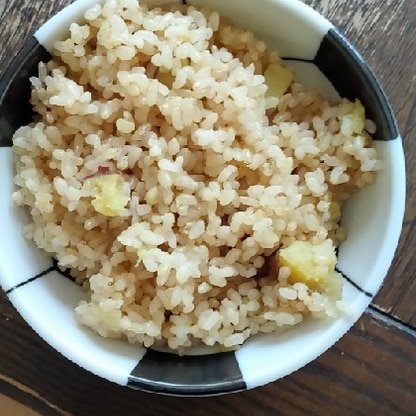 玄米で作りました。優しい味でランチにおいしくいただきました。ごちそうさまでした。